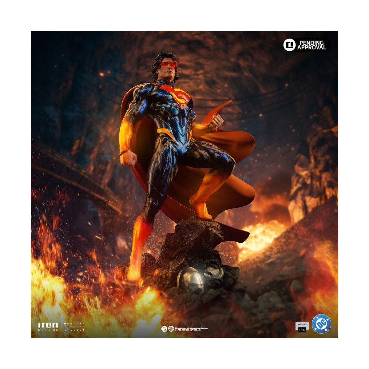 Iron Studios - DC Comics - Absolute Superman Escala de Arte Escala de Arte 1/10