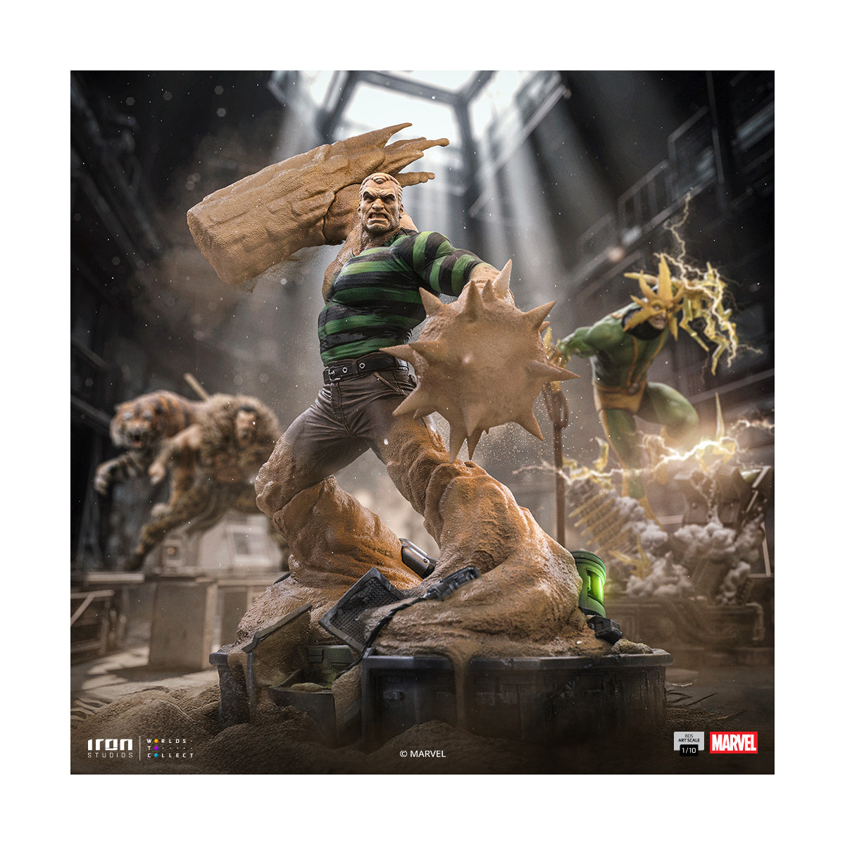 Iron Studios Marvel Comics - Spider-Man Vs Villains - Sandman BDS Art Escala 1/10