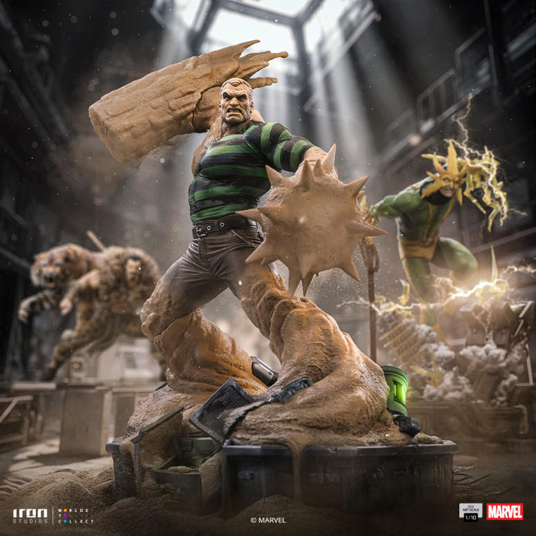 Iron Studios Marvel Comics - Spider-Man Vs Villains - Sandman BDS Art Escala 1/10