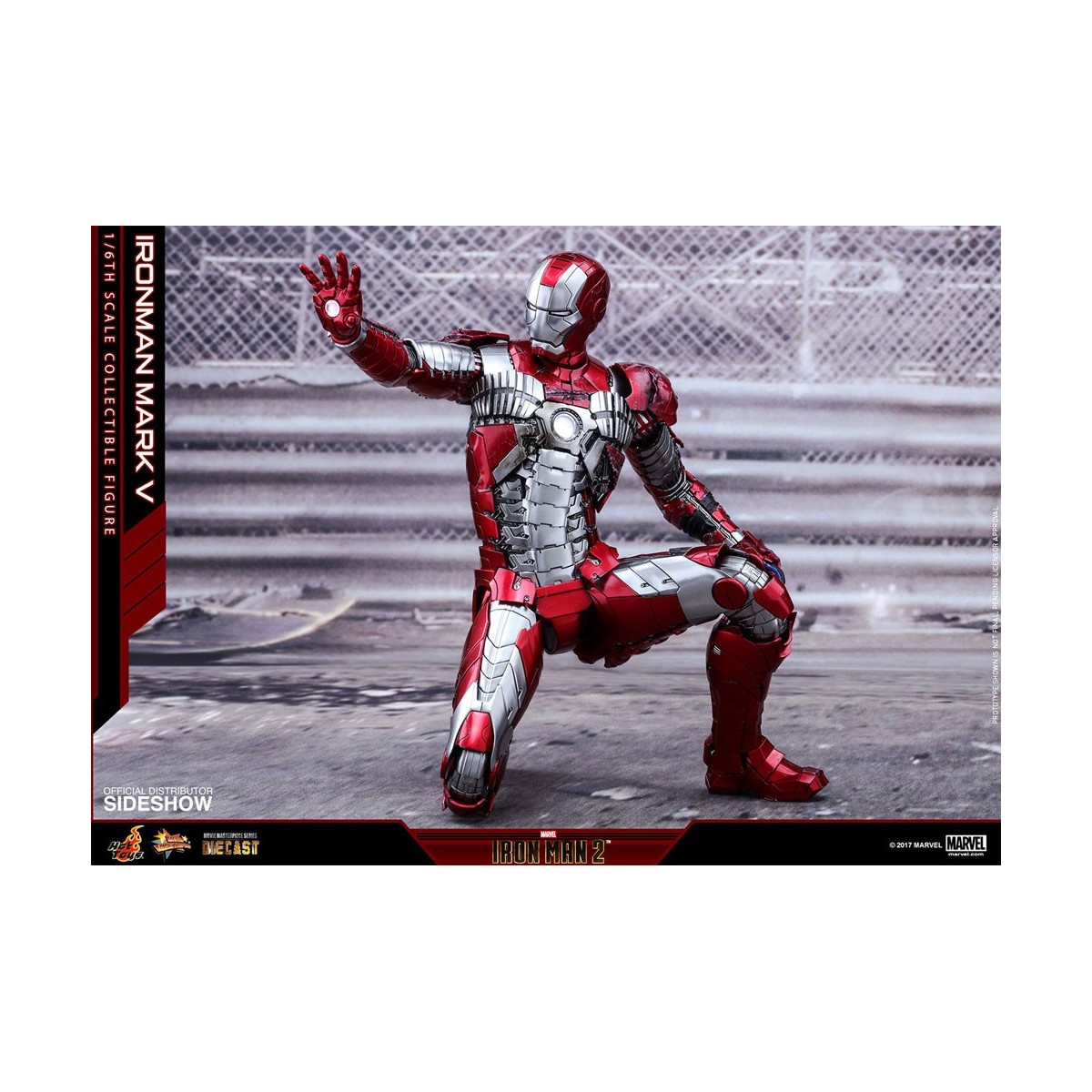 Hot Toys Iron Man Mark V Movie Masterpiece Diecast 1/6