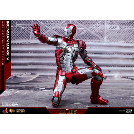 Hot Toys Iron Man Mark V Movie Masterpiece Diecast 1/6
