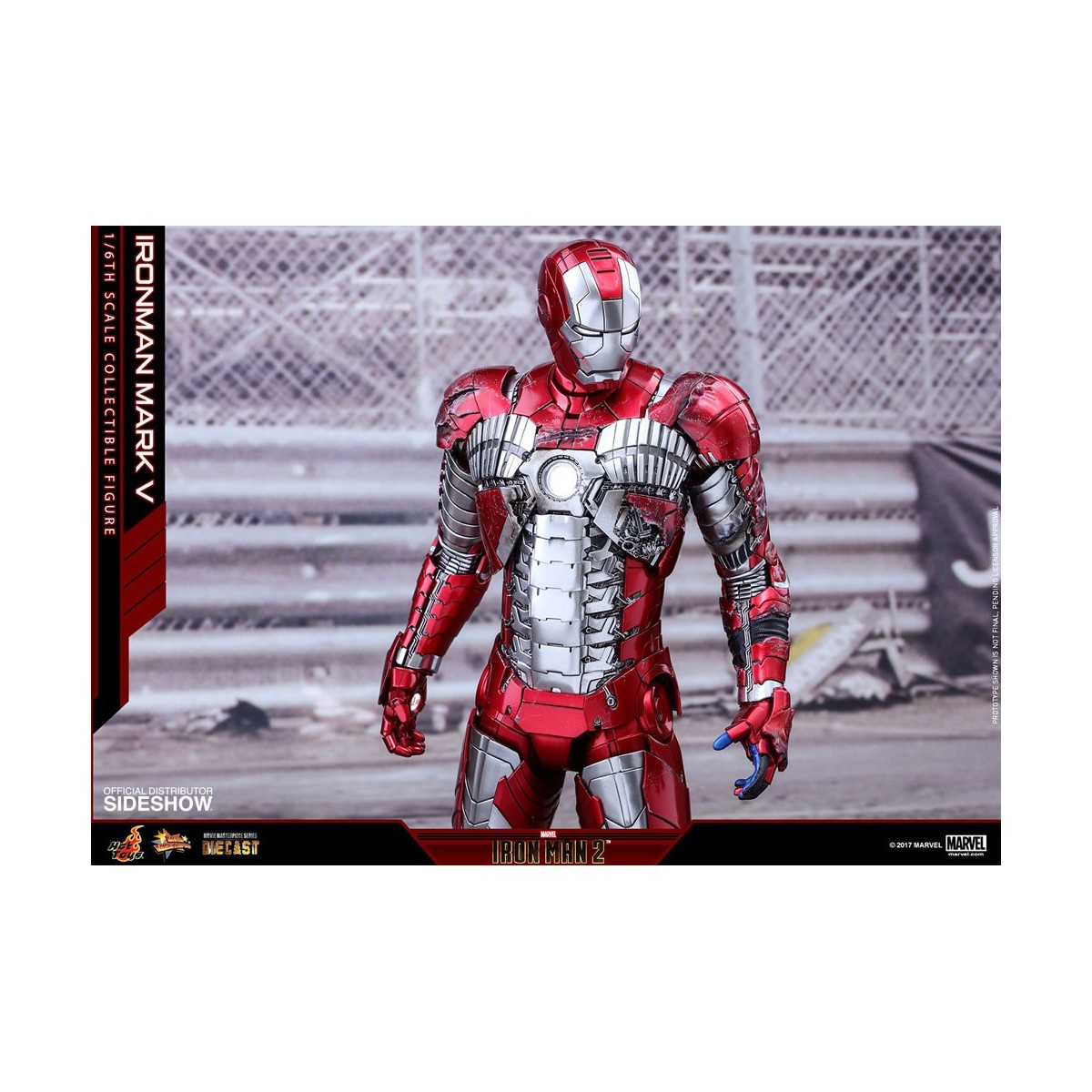 Hot Toys Iron Man Mark V Movie Masterpiece Diecast 1/6