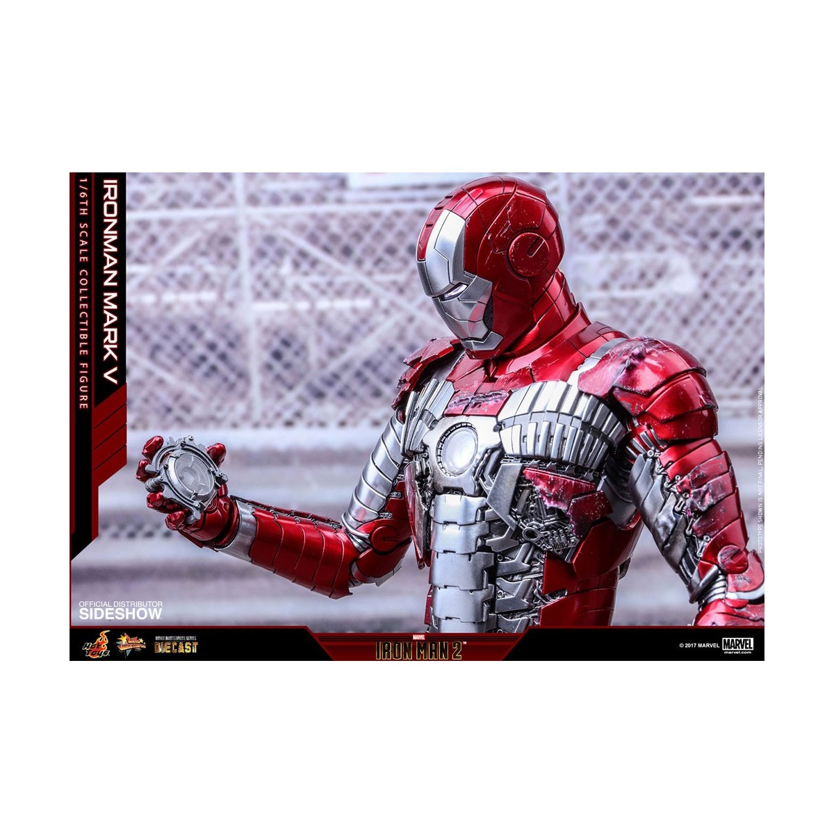 Hot Toys Iron Man Mark V Movie Masterpiece Diecast 1/6
