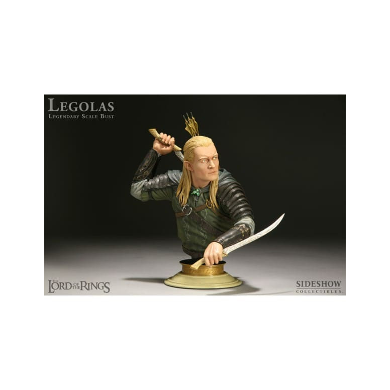 Sideshow - El Señor de los Anillos - LEGOLAS Legendary Scale Bust 1/2 - Ocasión