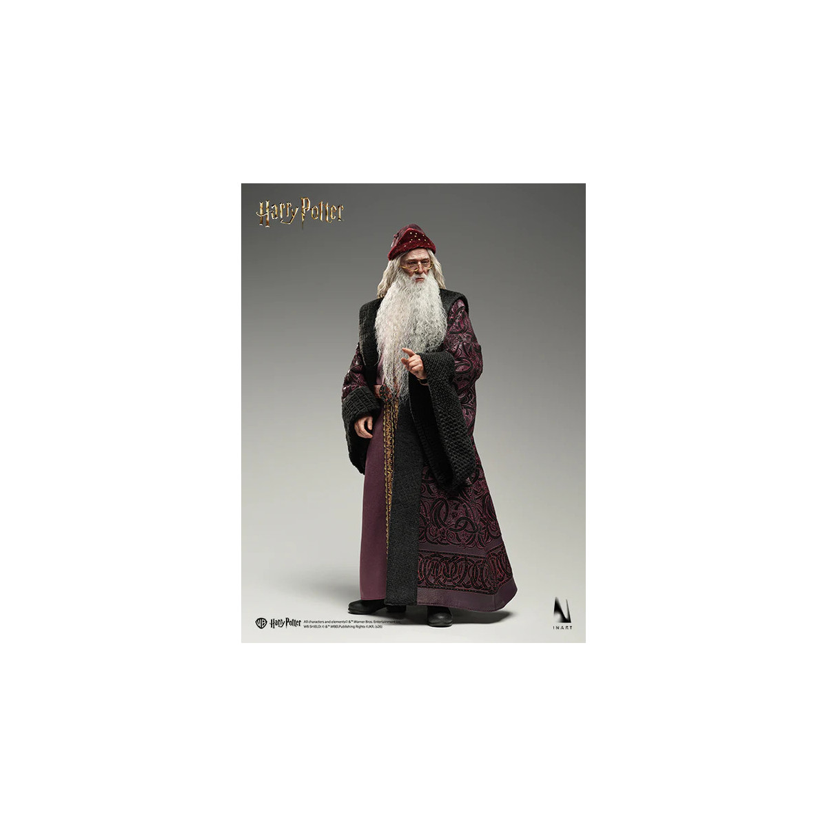 INART - Albus Dumbledore Versión Premium Figura Coleccionable Escala 1/6 - Harry Potter y la Cámara de los Secretos