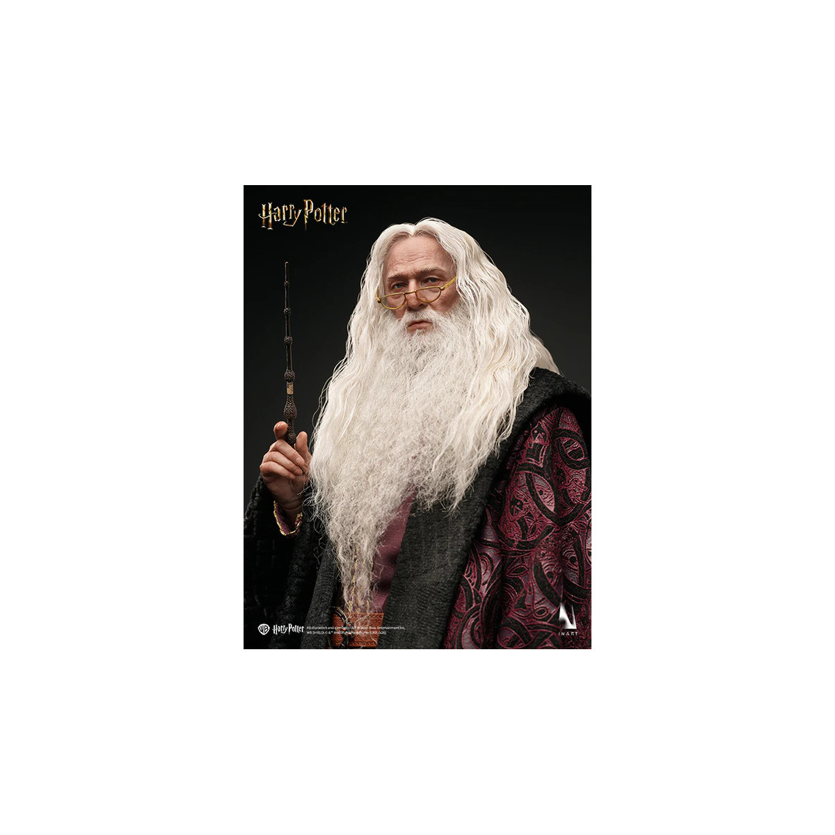 INART - Albus Dumbledore Versión Premium Figura Coleccionable Escala 1/6 - Harry Potter y la Cámara de los Secretos