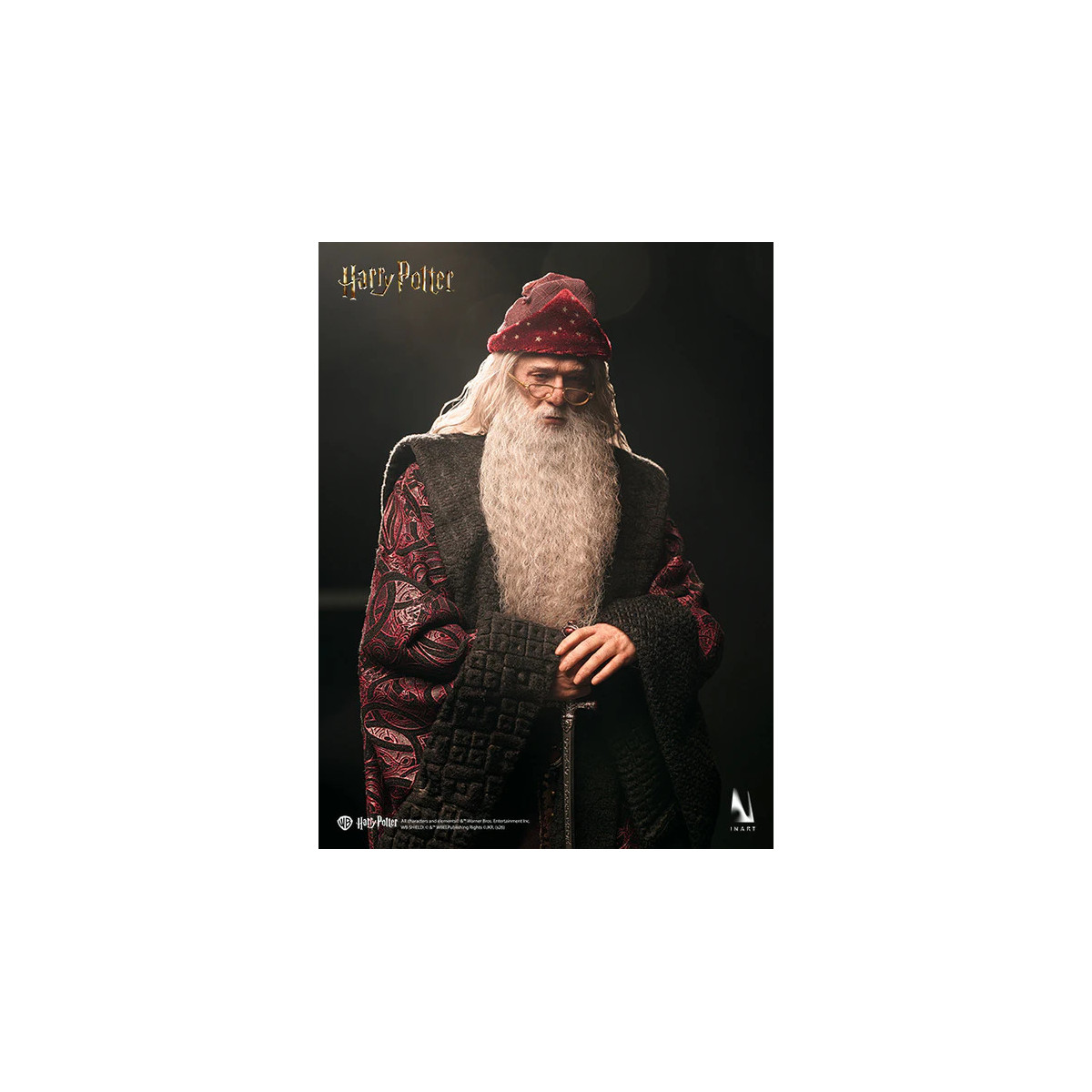 INART - Albus Dumbledore Versión Premium Figura Coleccionable Escala 1/6 - Harry Potter y la Cámara de los Secretos