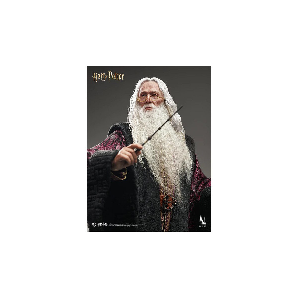 INART - Albus Dumbledore Versión Premium Figura Coleccionable Escala 1/6 - Harry Potter y la Cámara de los Secretos