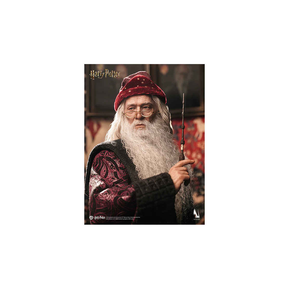 INART - Albus Dumbledore Versión Premium Figura Coleccionable Escala 1/6 - Harry Potter y la Cámara de los Secretos