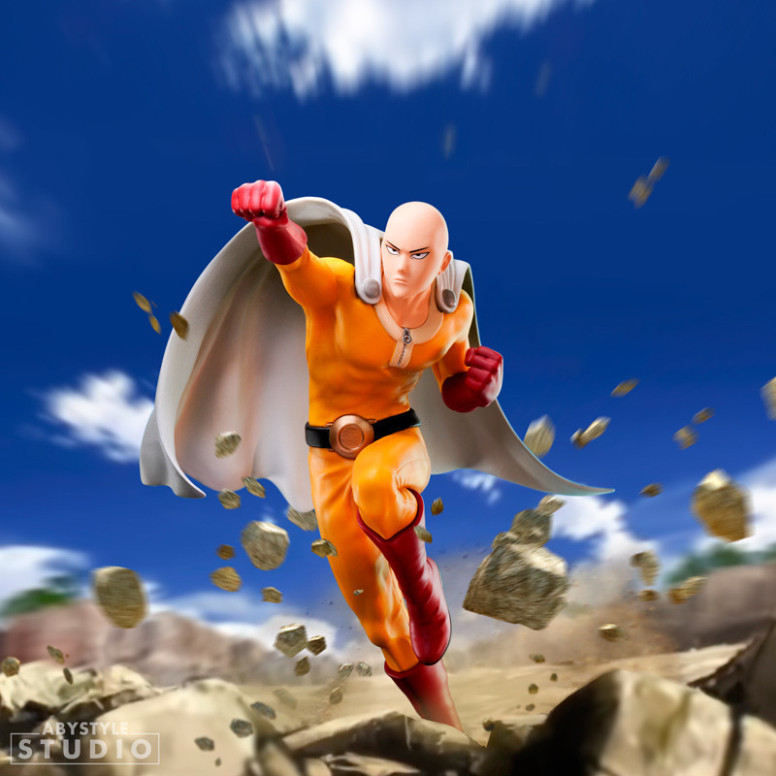 Abystyle - Saitama Super Colección de Figuras 1/10 - One-Punch Man