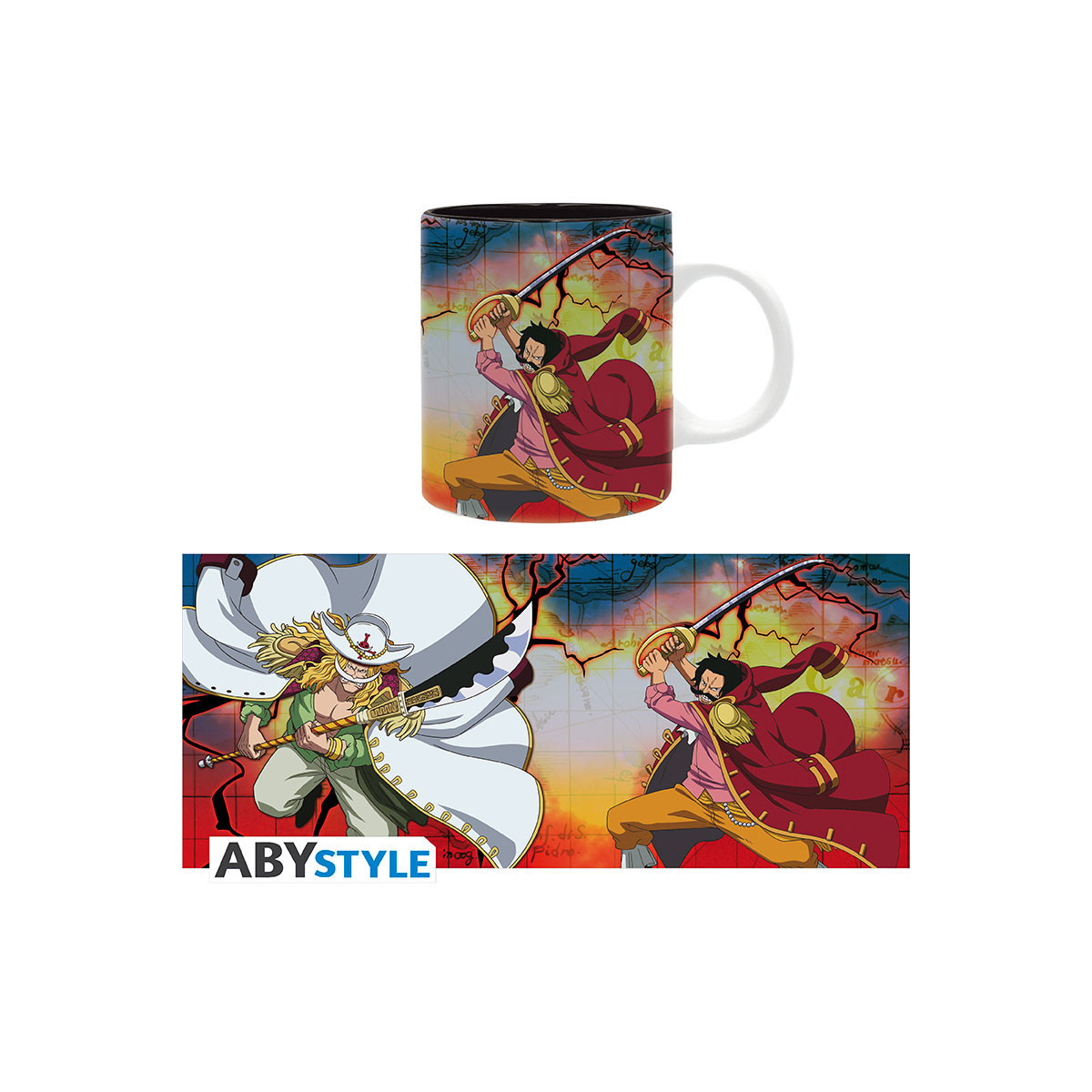 ABYstyle - One Piece - Taza - 320 ml - Roger vs Barbablanca
