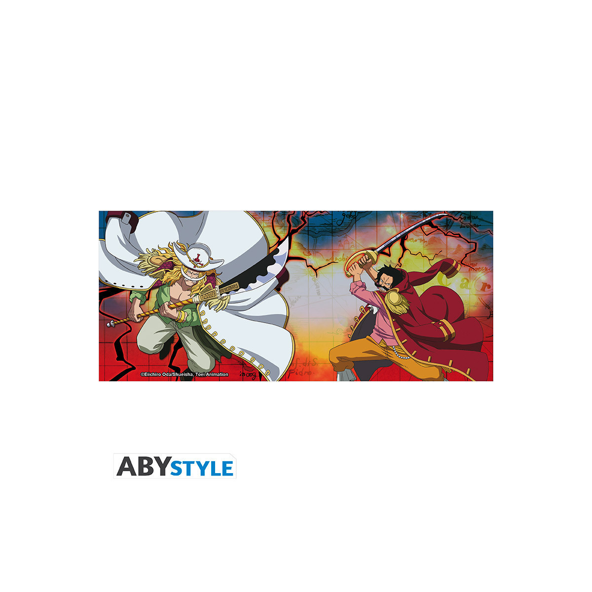 ABYstyle - One Piece - Taza - 320 ml - Roger vs Barbablanca