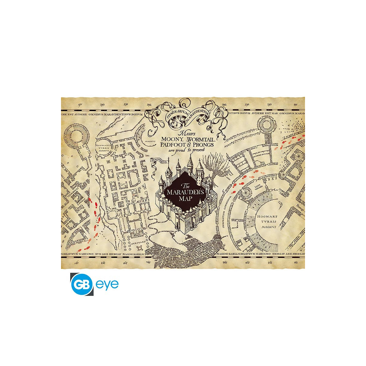 ABYstyle - HARRY POTTER Póster pergamino Mapa del Merodeador