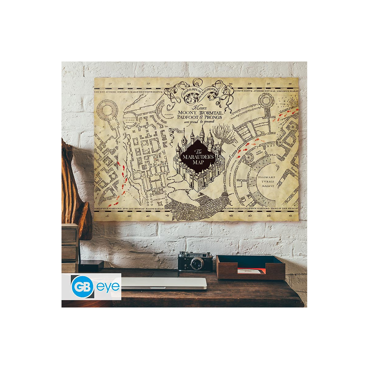 ABYstyle - HARRY POTTER Póster pergamino Mapa del Merodeador