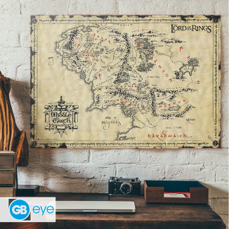 ABYstyle - EL SEÑOR DE LOS ANILLOS Póster de la Tierra Media