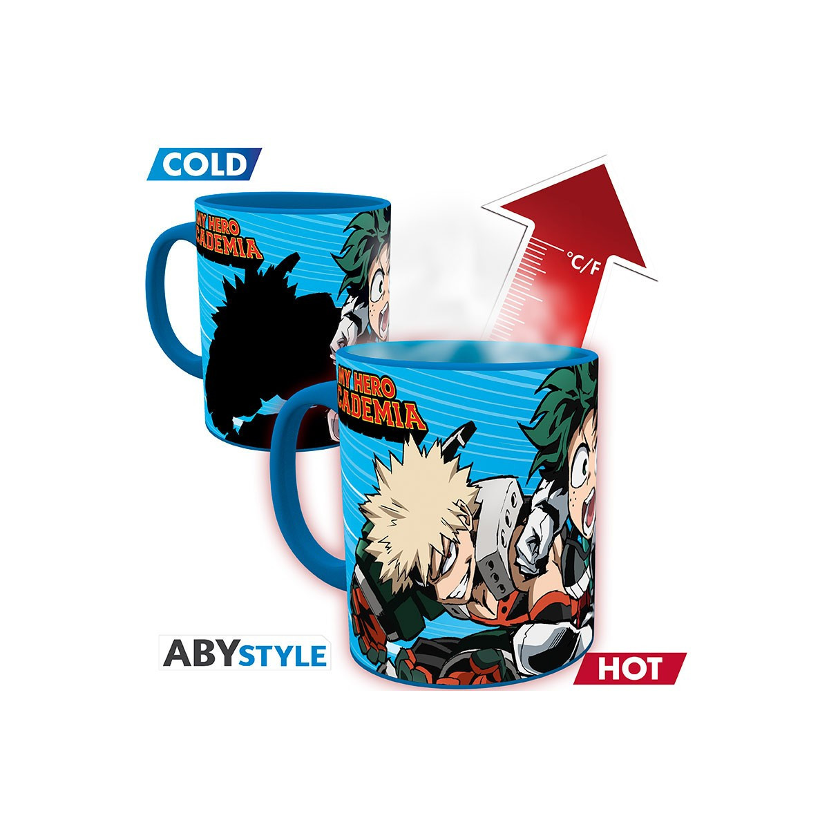 ABYstyle - My Hero Academia - Taza termo-reactiva 320 ml - Hero