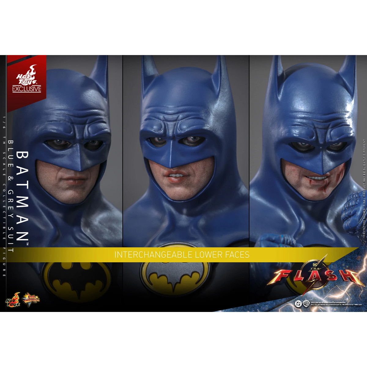 Hot Toys - Batman (Traje Azul y Gris) Movie Masterpiece 1/6 The The Flash - Hot Toys Exclusivo