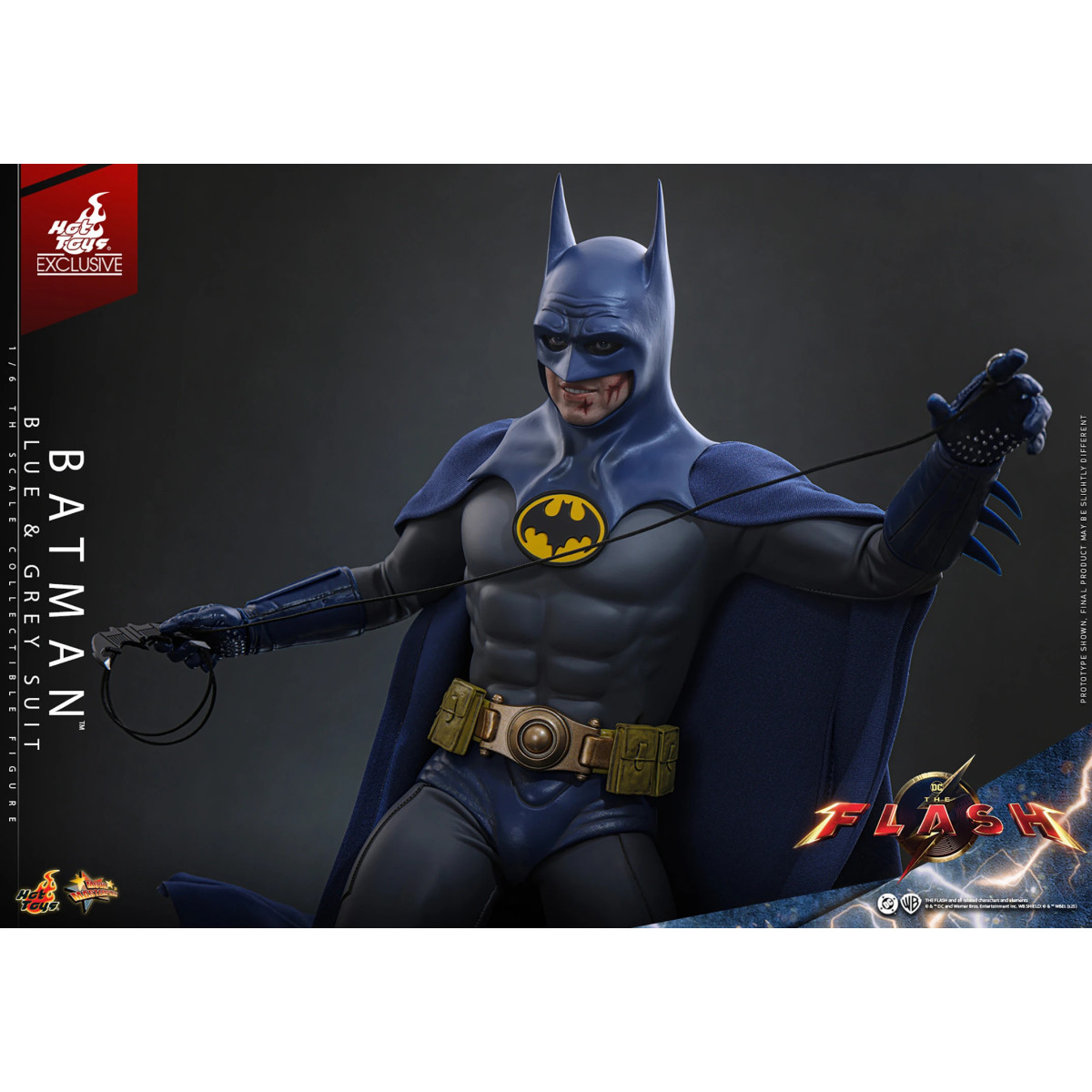 Hot Toys - Batman (Traje Azul y Gris) Movie Masterpiece 1/6 The The Flash - Hot Toys Exclusivo