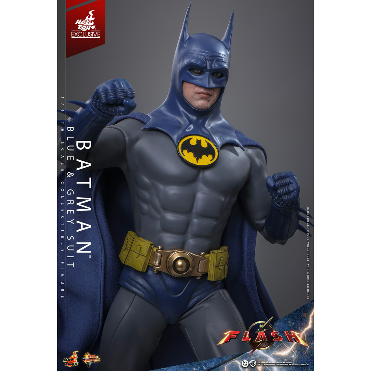 Hot Toys - Batman (Traje Azul y Gris) Movie Masterpiece 1/6 The The Flash - Hot Toys Exclusivo