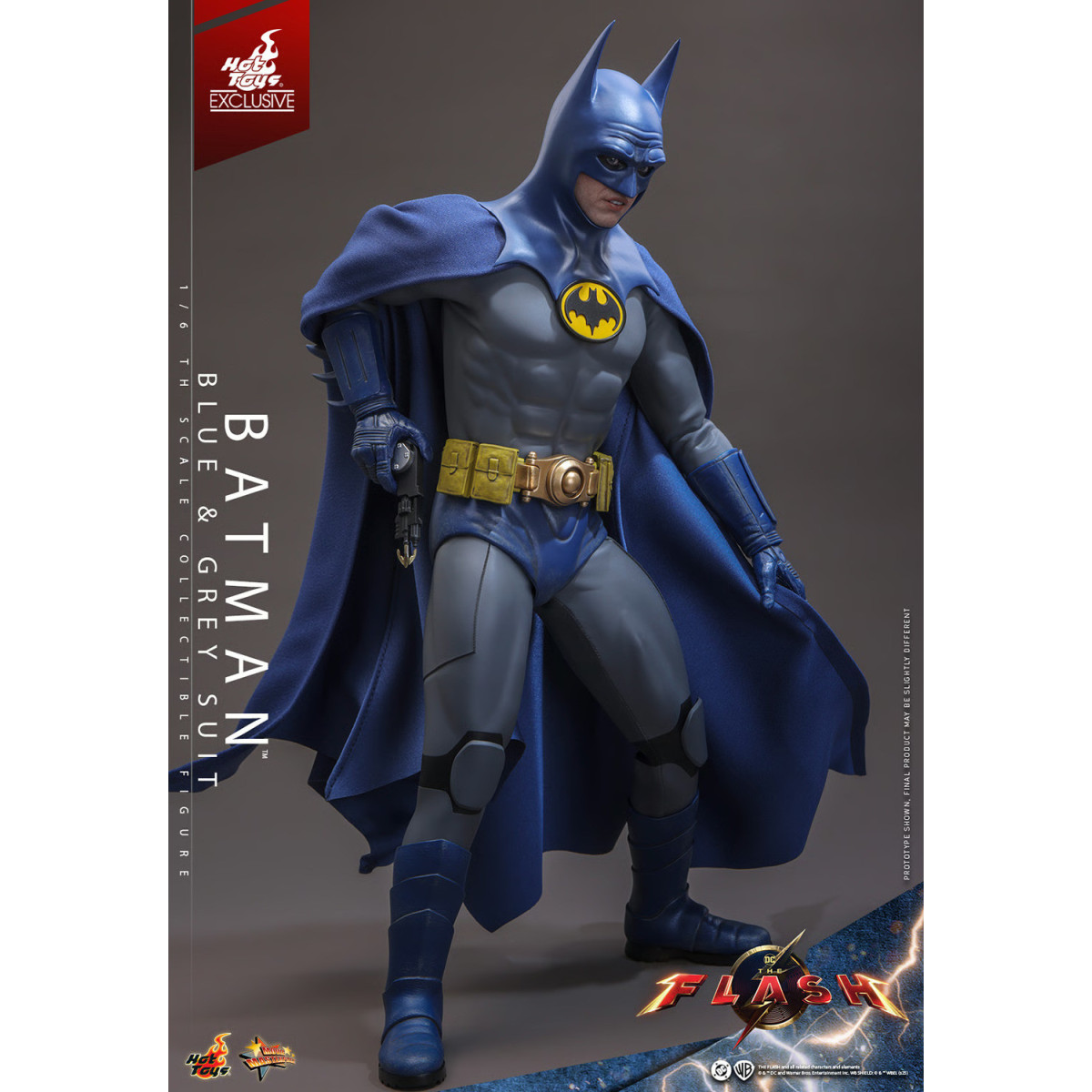 Hot Toys - Batman (Traje Azul y Gris) Movie Masterpiece 1/6 The The Flash - Hot Toys Exclusivo