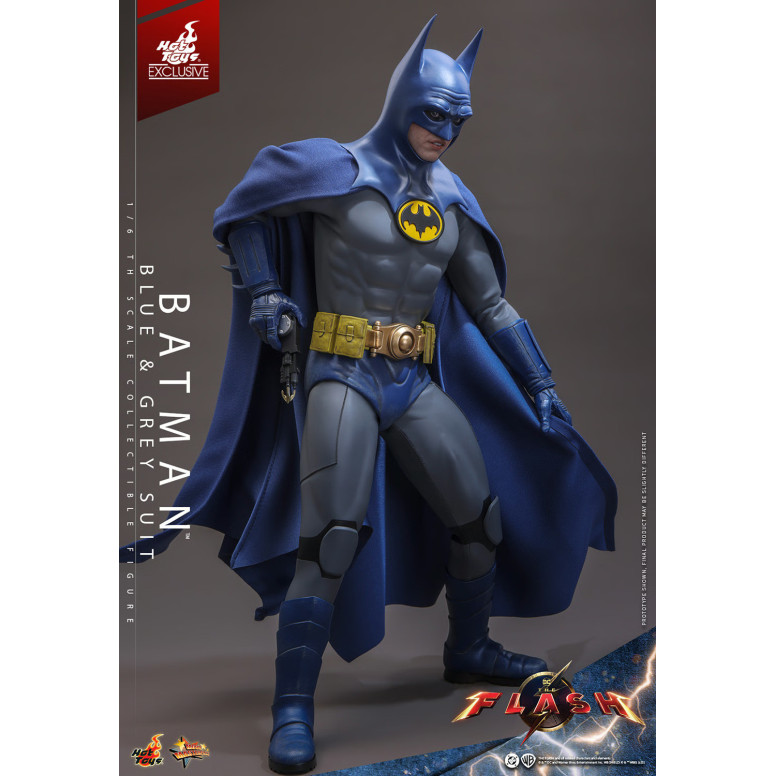 Hot Toys - Batman (Traje Azul y Gris) Movie Masterpiece 1/6 The The Flash - Hot Toys Exclusivo
