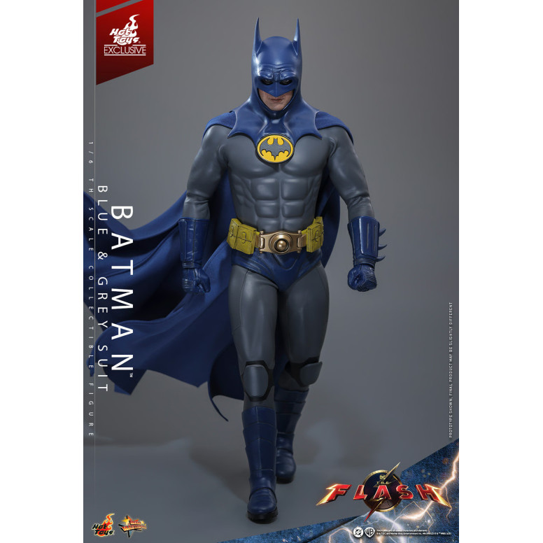 Hot Toys - Batman (Traje Azul y Gris) Movie Masterpiece 1/6 The The Flash - Hot Toys Exclusivo