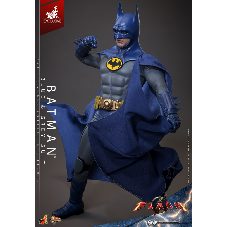 Hot Toys - Batman (Traje Azul y Gris) Movie Masterpiece 1/6 The The Flash - Hot Toys Exclusivo