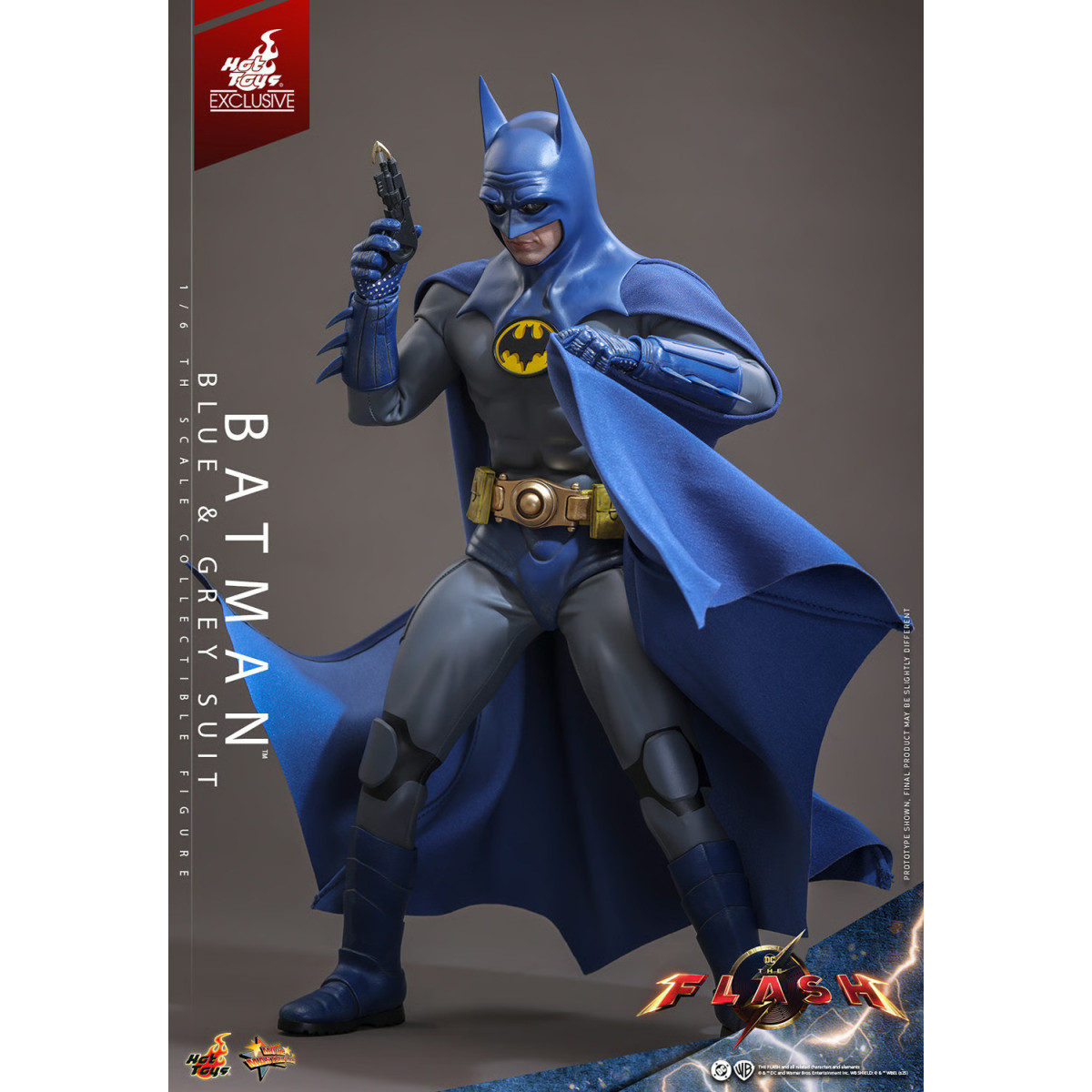 Hot Toys - Batman (Traje Azul y Gris) Movie Masterpiece 1/6 The The Flash - Hot Toys Exclusivo