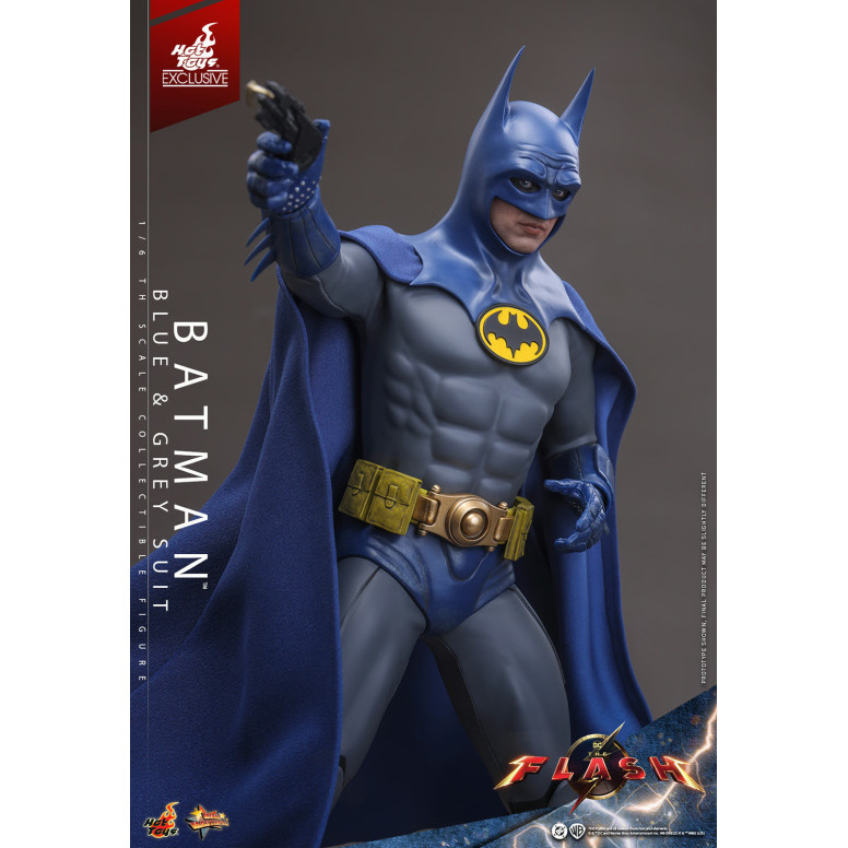Hot Toys - Batman (Traje Azul y Gris) Movie Masterpiece 1/6 The The Flash - Hot Toys Exclusivo