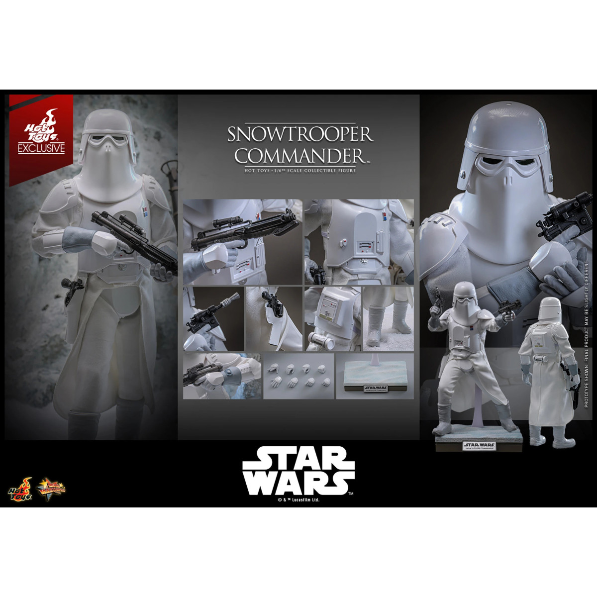 Hot Toys Star Wars - Comandante Snowtrooper 1/6 Hot Toys Exclusive - El Imperio Contraataca