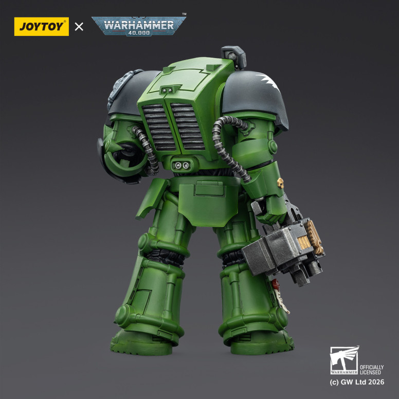 JoyToy Space Marines - Salamanders - Terminator 2 con Power Fist y Storm Bolter 1/18 - Warhammer 40k