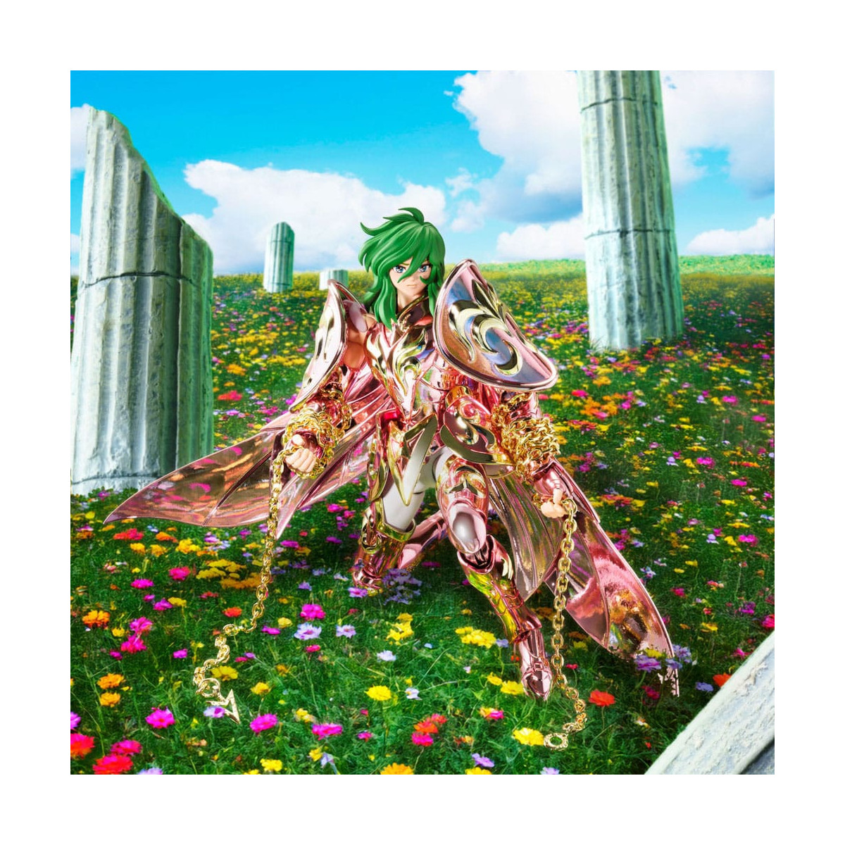 Tamashii Bandai Saint Seiya - Andrómeda Shun Dios Tela V4 - Myth Cloth EX Metal