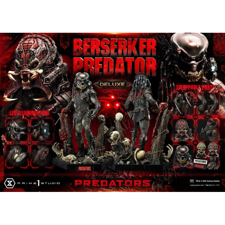 Prime 1 Studio - Predators - Berserker Predator Deluxe Bonus Version Premium Masterline Series 1/3