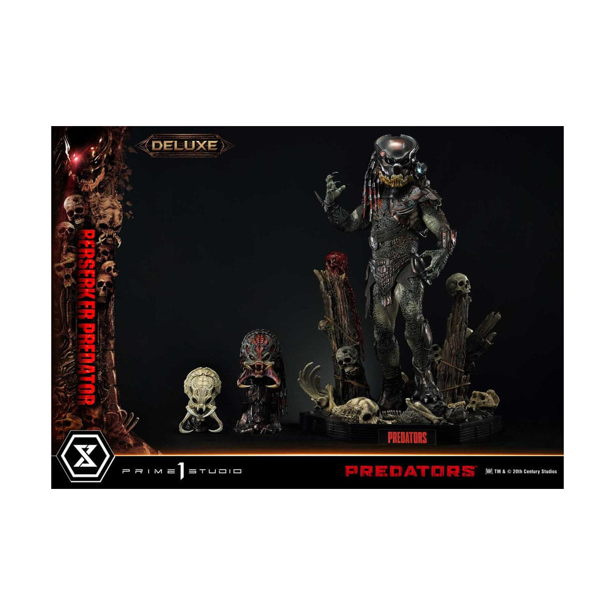 Prime 1 Studio - Predators - Berserker Predator Deluxe Bonus Version Premium Masterline Series 1/3