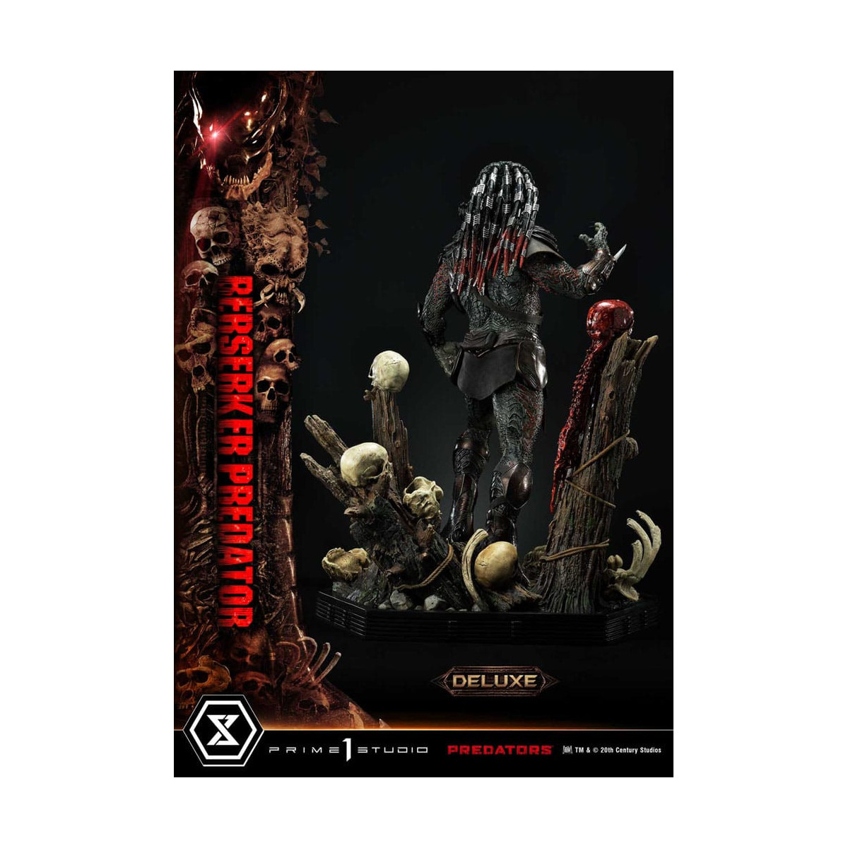 Prime 1 Studio - Predators - Berserker Predator Deluxe Bonus Version Premium Masterline Series 1/3