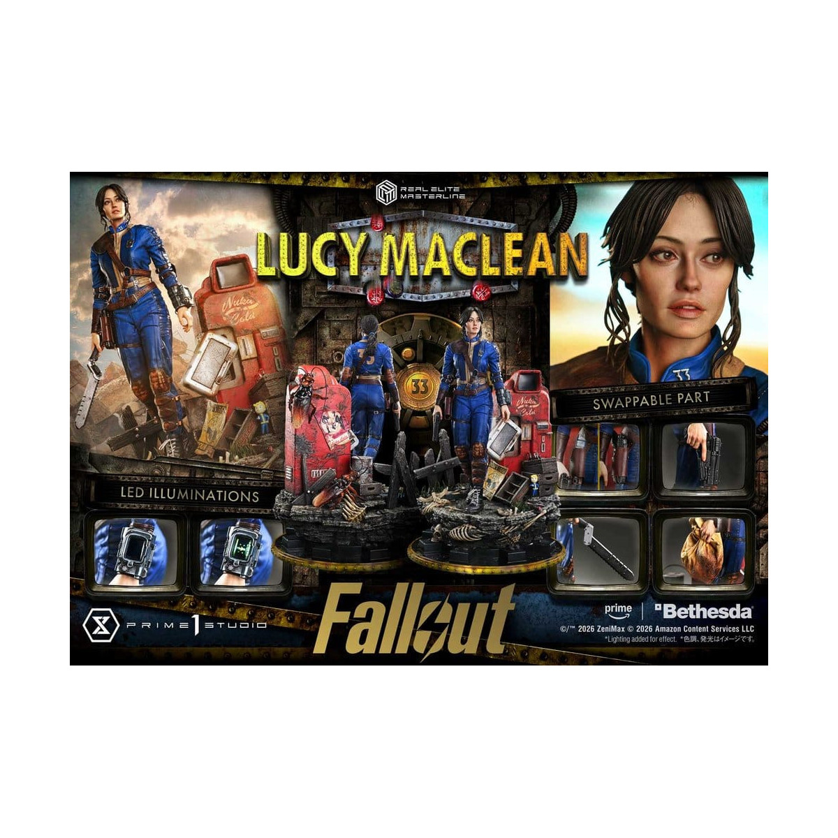 Prime 1 Studio - Fallout (Serie de TV) - Lucy MacLean Bonus Version - Real Elite Masterline Series 1/4