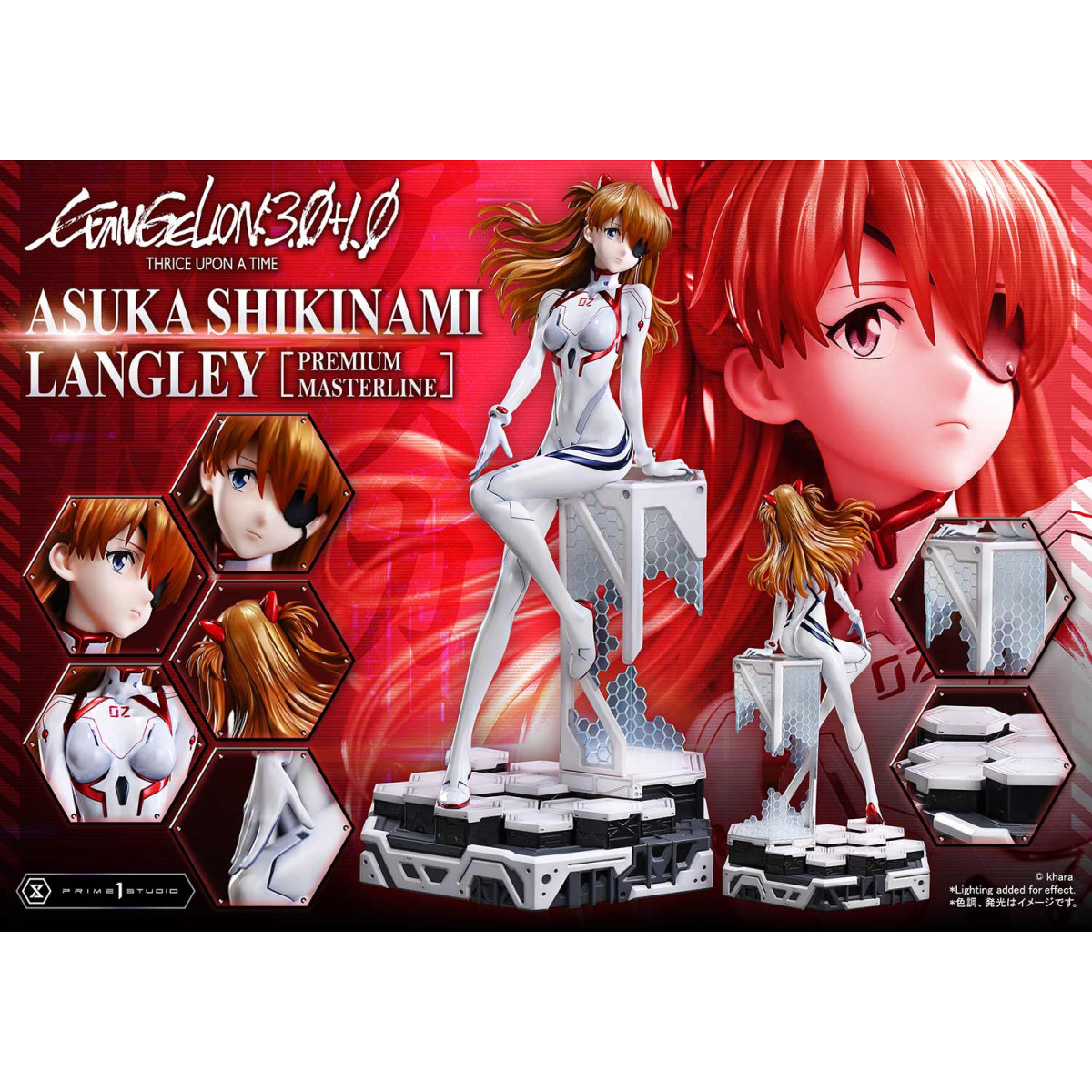 Prime 1 Studio Neon Genesis Evangelion: 3.0 + 1.0 - Asuka Shikinami Langley Bonus Ver. - Premium Masterline Serie 1/4