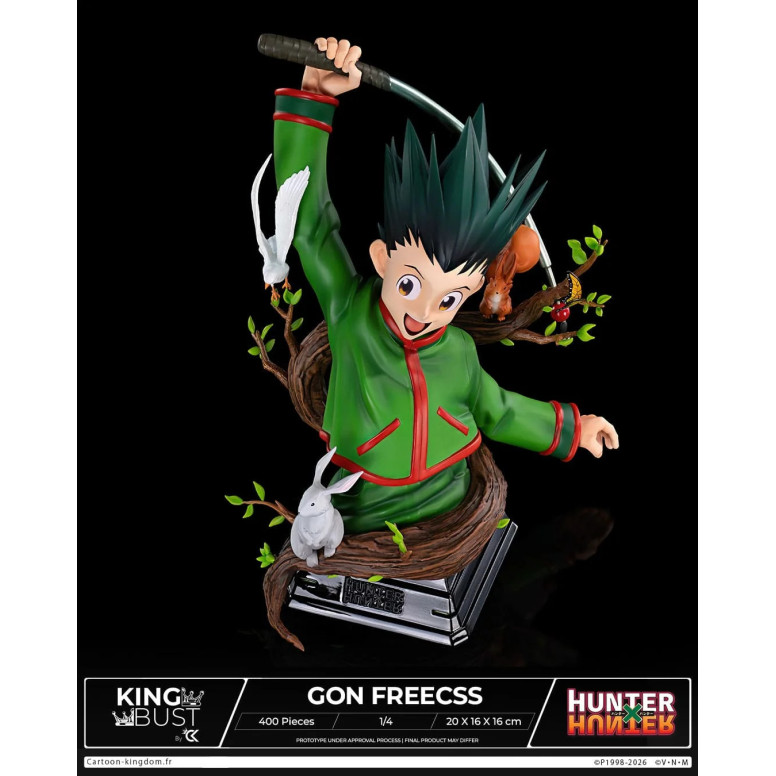 Cartoon Kingdom - Rey Busto Gon Freecss 1/4 - Hunter × Hunter - Edición Limitada