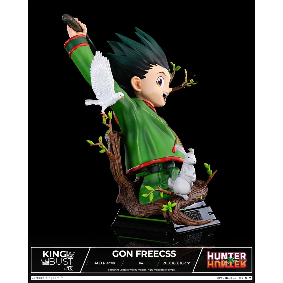 Cartoon Kingdom - Rey Busto Gon Freecss 1/4 - Hunter × Hunter - Edición Limitada