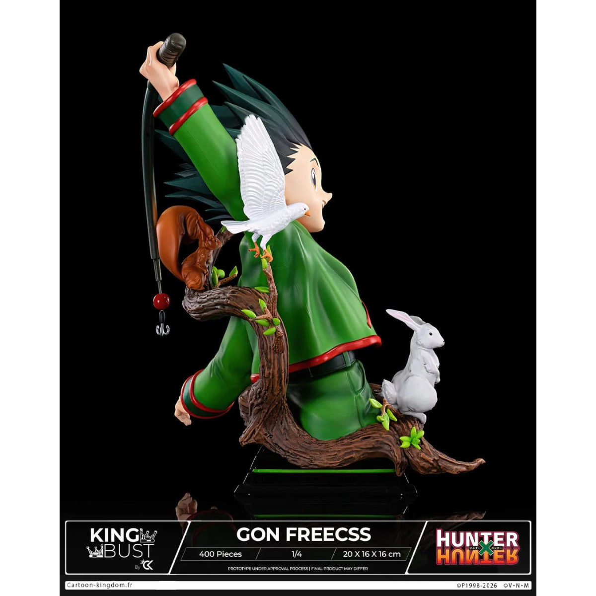 Cartoon Kingdom - Rey Busto Gon Freecss 1/4 - Hunter × Hunter - Edición Limitada