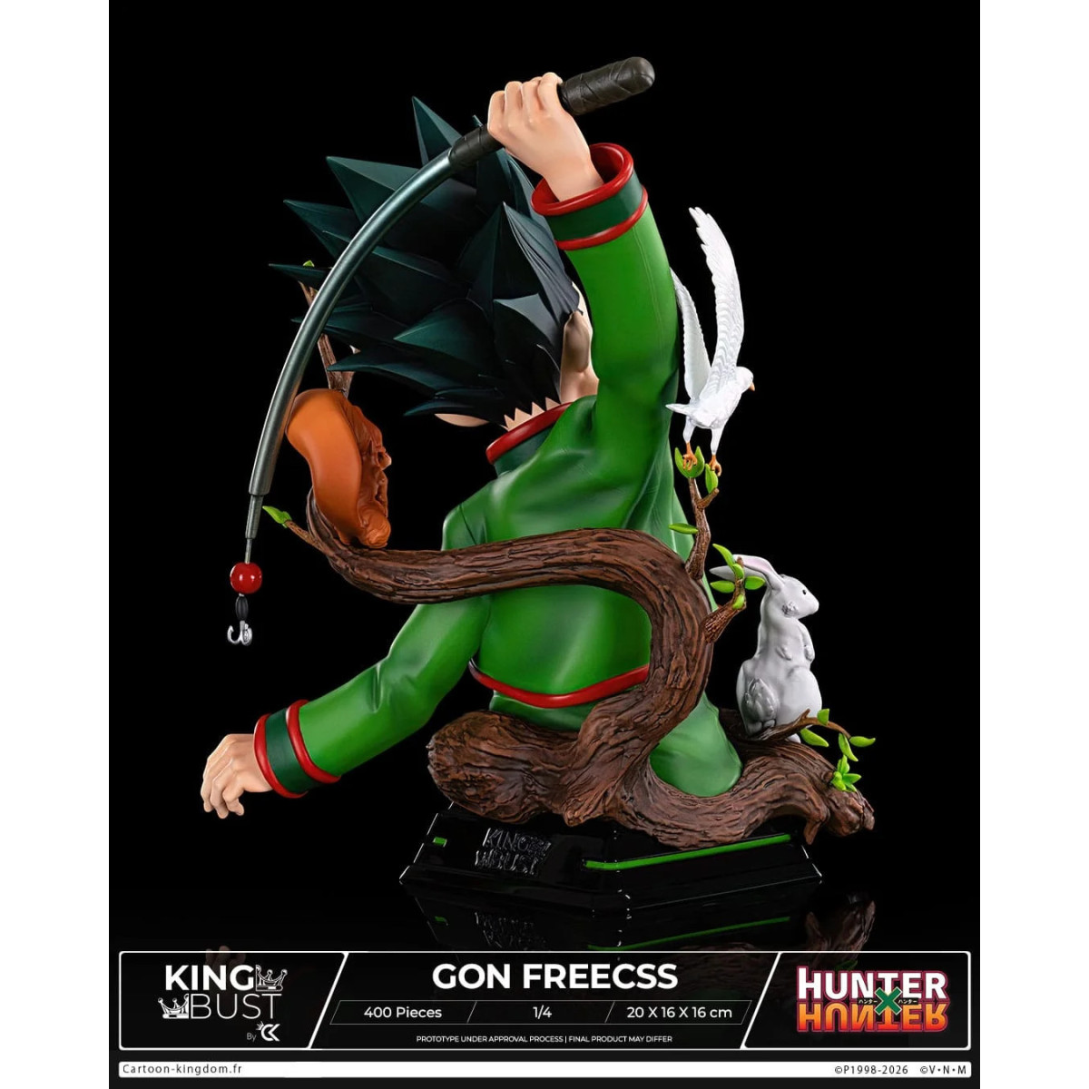 Cartoon Kingdom - Rey Busto Gon Freecss 1/4 - Hunter × Hunter - Edición Limitada