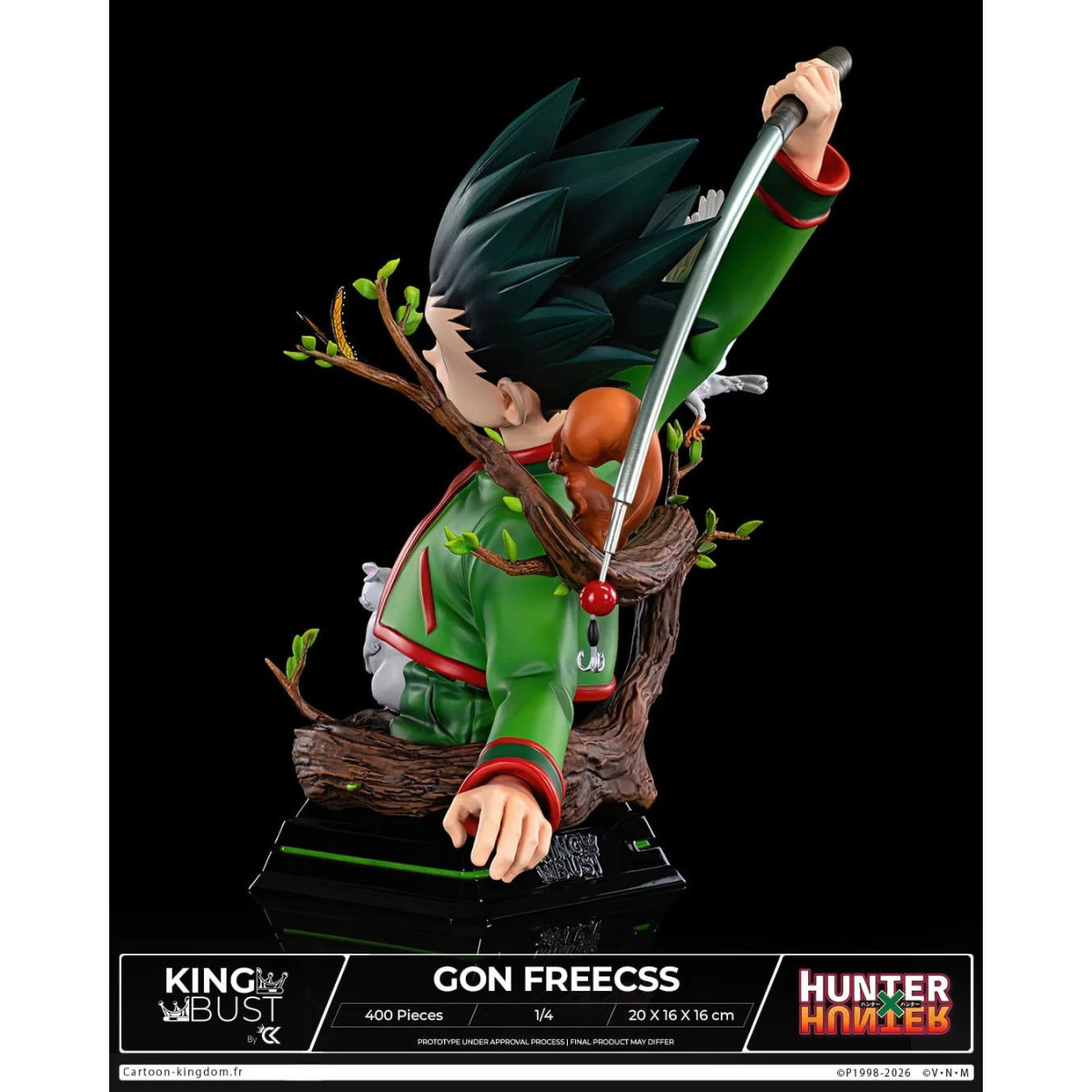 Cartoon Kingdom - Rey Busto Gon Freecss 1/4 - Hunter × Hunter - Edición Limitada