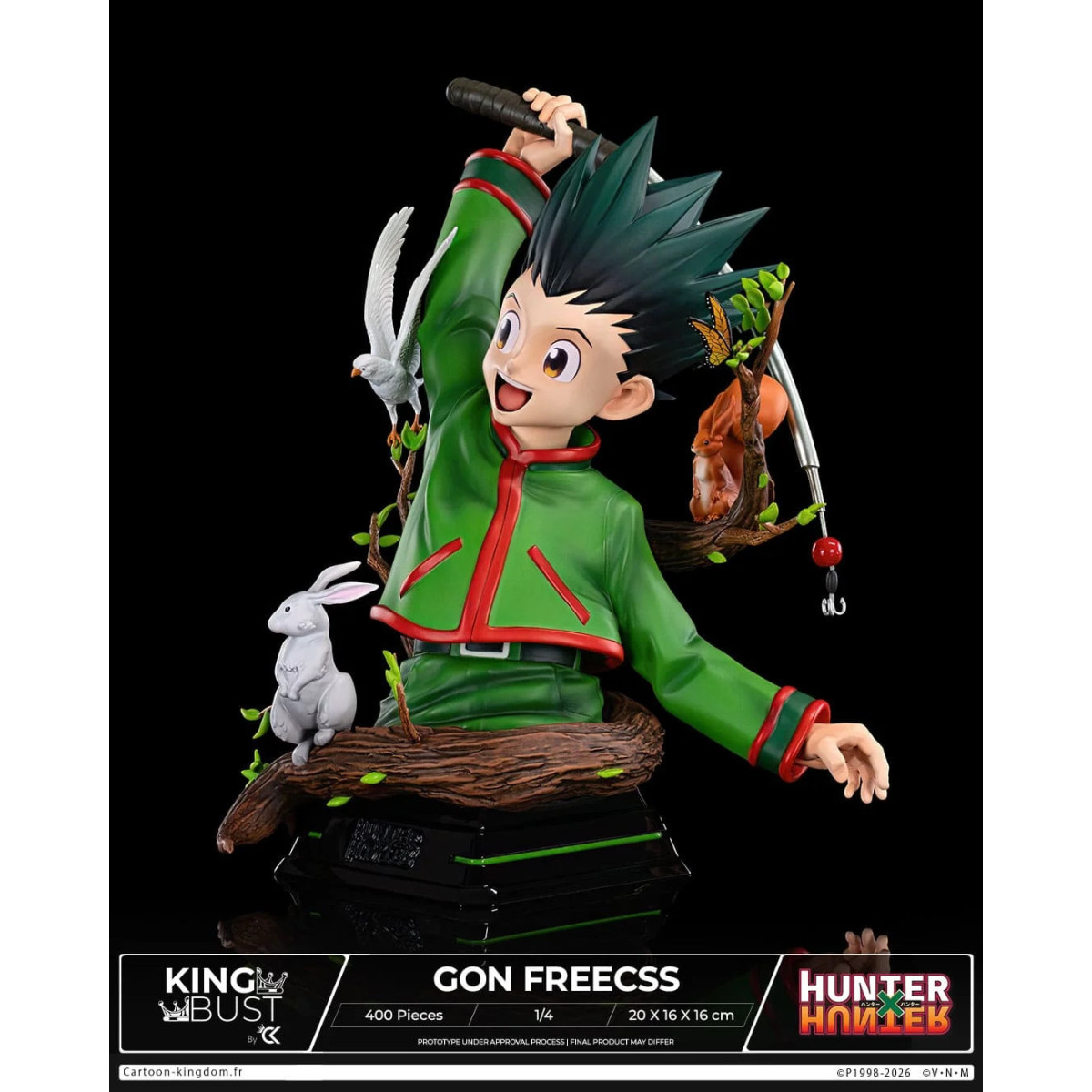 Cartoon Kingdom - Rey Busto Gon Freecss 1/4 - Hunter × Hunter - Edición Limitada