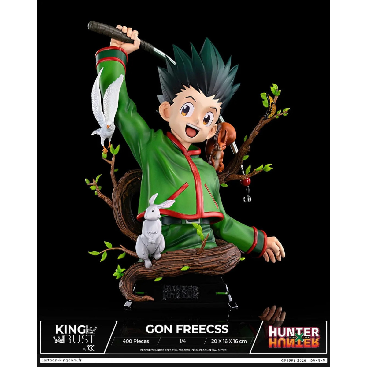 Cartoon Kingdom - Rey Busto Gon Freecss 1/4 - Hunter × Hunter - Edición Limitada