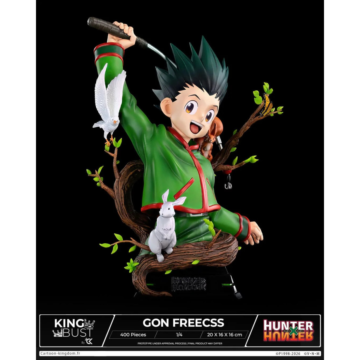 Cartoon Kingdom - Rey Busto Gon Freecss 1/4 - Hunter × Hunter - Edición Limitada