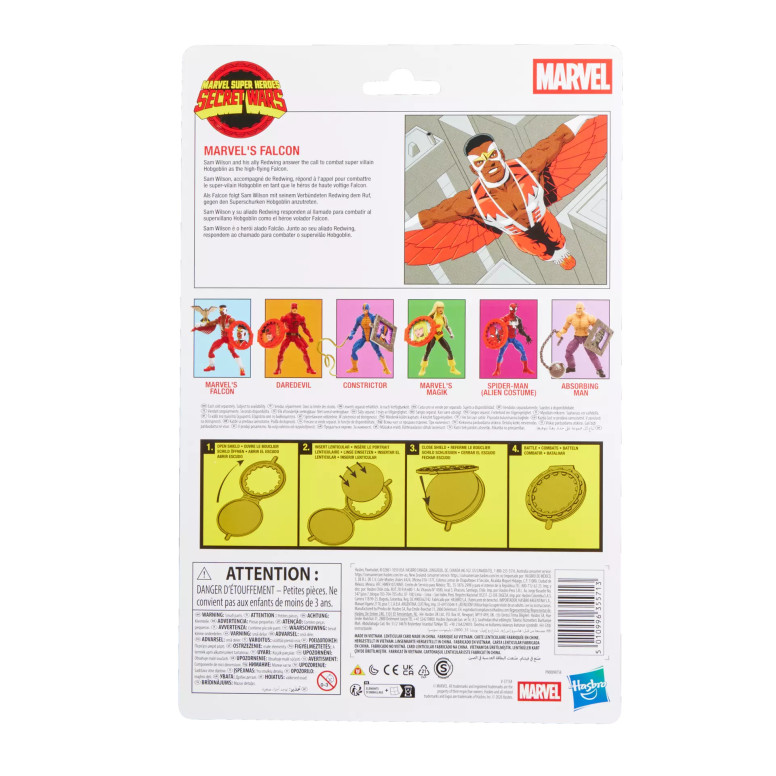 Hasbro Marvel Legends Serie - Halcón - Secret Wars serie 2