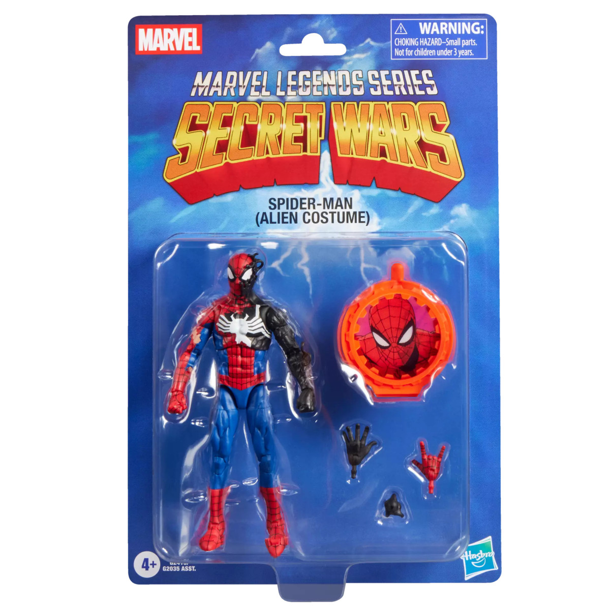 Hasbro Marvel Legends Serie - Spider-Man (Traje alienígena) - Secret Wars serie 2