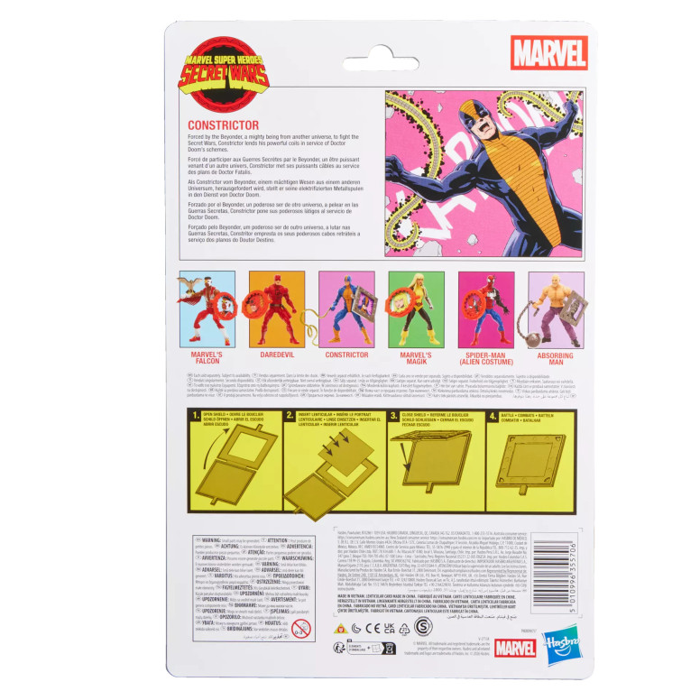 Hasbro Marvel Legends Serie - Constrictor - Secret Wars serie 2