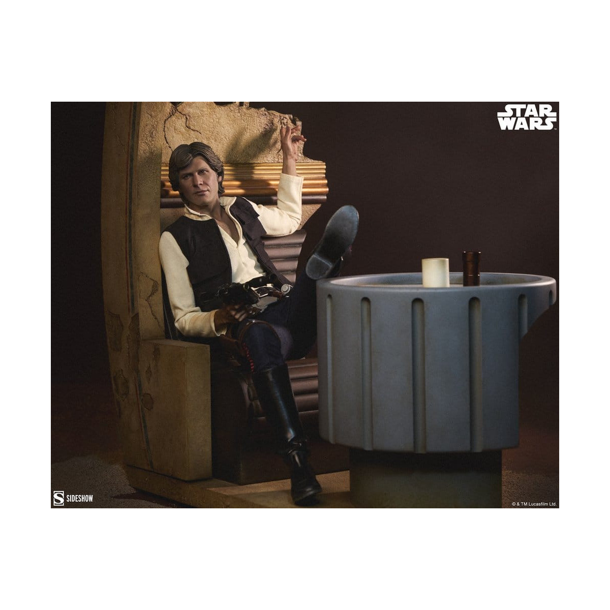 Sideshow Star Wars - Han Solo: Perdón por el desorden Formato Premium Material Mixto 1/4 - Una Nueva Esperanza