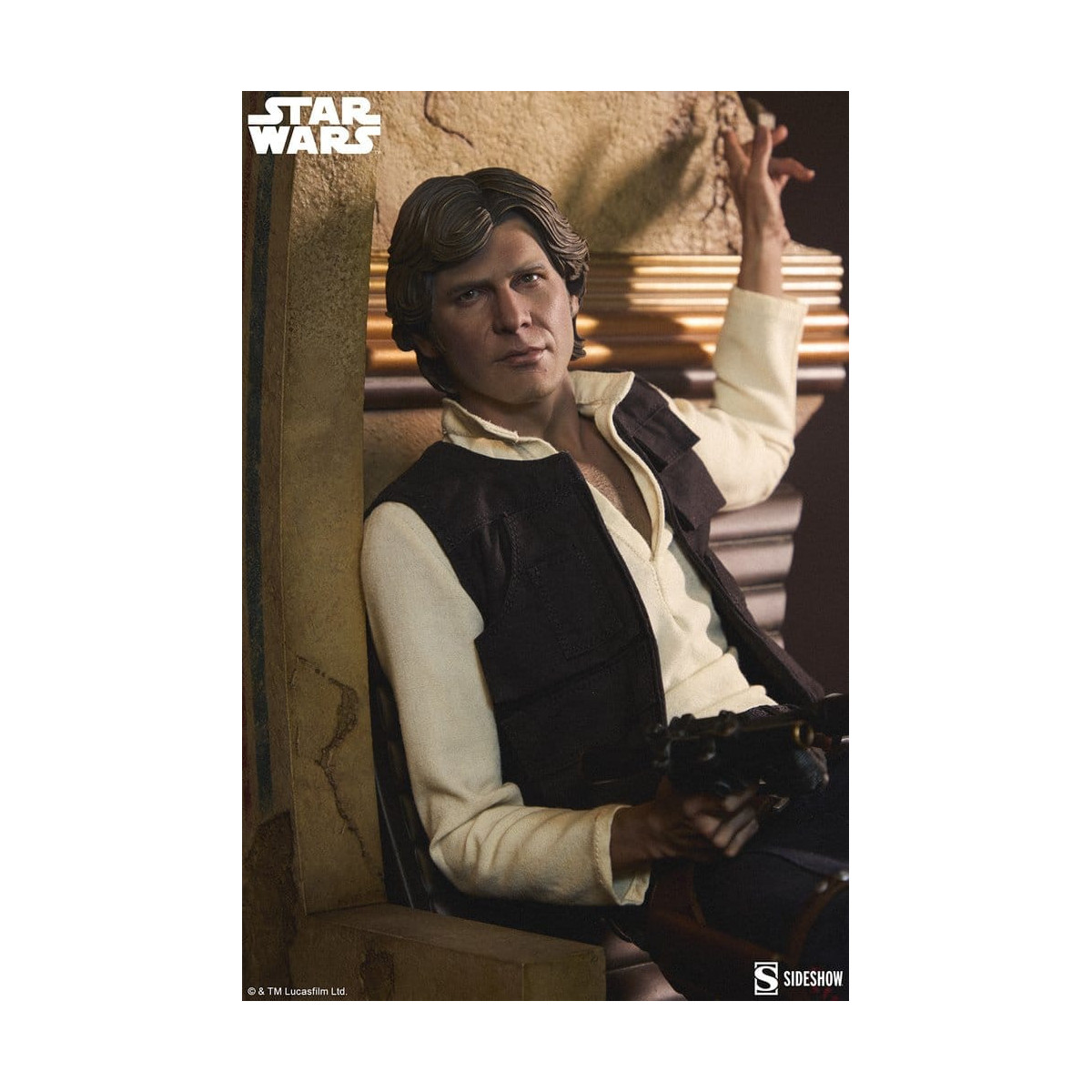 Sideshow Star Wars - Han Solo: Perdón por el desorden Formato Premium Material Mixto 1/4 - Una Nueva Esperanza